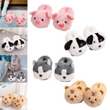 Maxbell Animals Slippers Men Women Indoor Warm Slippers Funny Novelty Slippers Pink