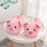 Maxbell Animals Slippers Men Women Indoor Warm Slippers Funny Novelty Slippers Pink
