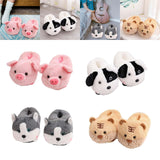 Maxbell Animals Slippers Men Women Indoor Warm Slippers Funny Novelty Slippers Pink