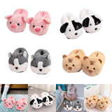 Maxbell Animals Slippers Men Women Indoor Warm Slippers Funny Novelty Slippers Pink