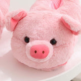 Maxbell Animals Slippers Men Women Indoor Warm Slippers Funny Novelty Slippers Pink