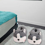 Maxbell Animals Slippers Men Women Indoor Warm Slippers Funny Novelty Slippers Gray