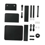 Maxbell 1 Set PU Leather Shoulder Bag Making Supplies Satchel DIY Bag Accessories Black