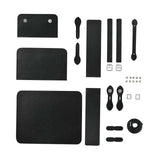 Maxbell 1 Set PU Leather Shoulder Bag Making Supplies Satchel DIY Bag Accessories Black
