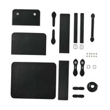 Maxbell 1 Set PU Leather Shoulder Bag Making Supplies Satchel DIY Bag Accessories Black