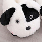 Maxbell Animals Slippers Men Women Indoor Warm Slippers Funny Novelty Slippers White