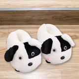 Maxbell Animals Slippers Men Women Indoor Warm Slippers Funny Novelty Slippers White