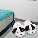 Maxbell Animals Slippers Men Women Indoor Warm Slippers Funny Novelty Slippers White