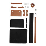 Maxbell 1 Set PU Leather Shoulder Bag Making Supplies Satchel DIY Bag Accessories Brown