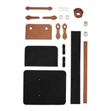 Maxbell 1 Set PU Leather Shoulder Bag Making Supplies Satchel DIY Bag Accessories Brown