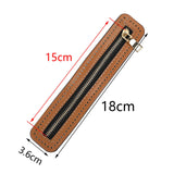 Maxbell Handbag Zipper Purse Making Arts DIY Handmade for Fixing Sewing Fasteners Brown