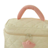 Maxbell Fashion Cosmetic Bag Pouch Organizer Zipper Corduroy Toiletry Bag beige