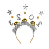 Maxbell 2023 New Year Headbands Tiara Headdress for Costume New Years Eve Cosplay