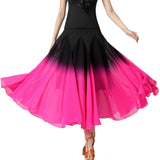 Maxbell Ballroom Dance Skirt Performance Waltz Clothing Party Dress Dancing Costume M
