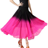 Maxbell Ballroom Dance Skirt Performance Waltz Clothing Party Dress Dancing Costume M