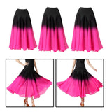 Maxbell Ballroom Dance Skirt Performance Waltz Clothing Party Dress Dancing Costume M