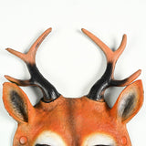 Maxbell Deer Head Cosplay Mask Animal Half Mask for Party Holidays