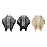 Maxbell 1920S Retro Sequin Beaded Shawl Long Fringed Evening Cape for Banquet Party Black