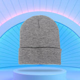 Maxbell Knitted Hat Beanie Warm Hat Adults Cold Weather Hat for Camping Cycling Gray