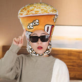 Maxbell Cute Plush Popcorn Hat for Adults Kids Party Hats Festival Dress up Hat