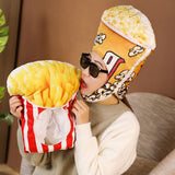 Maxbell Cute Plush Popcorn Hat for Adults Kids Party Hats Festival Dress up Hat