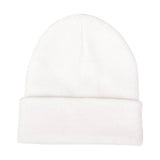 Maxbell Knitted Hat Beanie Warm Hat Adults Cold Weather Hat for Camping Cycling White