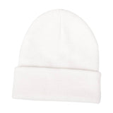 Maxbell Knitted Hat Beanie Warm Hat Adults Cold Weather Hat for Camping Cycling White