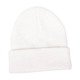 Maxbell Knitted Hat Beanie Warm Hat Adults Cold Weather Hat for Camping Cycling White