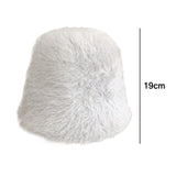 Maxbell Women Bucket Hat Soft Casual Fashion Autumn for Outdoor Hiking Girls White