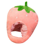 Maxbell Soft Strawberry Hat Decor Cartoon Headgear for Holiday Halloween Party