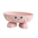 Maxbell Soap Holder Soap Dish No Slip Travel Soap Box for Bathroom Home Countertop Pink