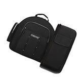 Maxbell Multipurpose Snare Drum Bag Thick Padded Lightweight Pocket for Students Black