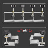 Maxbell Multifunction Drawer Front Installation Clamps Fixator for Table Woodworking