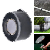 Maxbell Silicone Tape Self Fusing Sticker for Automotive Wiring Harnesses Countertop Black