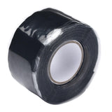 Maxbell Silicone Tape Self Fusing Sticker for Automotive Wiring Harnesses Countertop Black