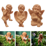 Maxbell Garden Decor Angel Statue Art Decoration Fairy Outdoor Decor for Porch Yard A