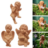Maxbell Garden Decor Angel Statue Art Decoration Fairy Outdoor Decor for Porch Yard A