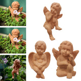 Maxbell Garden Decor Angel Statue Art Decoration Fairy Outdoor Decor for Porch Yard A