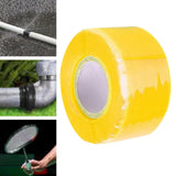 Maxbell Silicone Tape Self Fusing Sticker for Automotive Wiring Harnesses Countertop Yellow