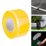 Maxbell Silicone Tape Self Fusing Sticker for Automotive Wiring Harnesses Countertop Yellow