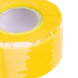 Maxbell Silicone Tape Self Fusing Sticker for Automotive Wiring Harnesses Countertop Yellow