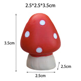 Maxbell Adorable Red Mushroom Photo Props Fish Tank Fairy Garden Accessories Small