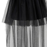 Maxbell Womens Tulle Skirt Layered MIDI Skirt Party Adult Stage Performance Wedding Black