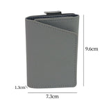 Maxbell Pocket Card Holder Cardholder Organizer Minimalist Slim Wallet Gray