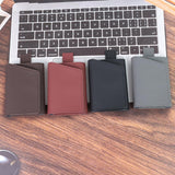 Maxbell Pocket Card Holder Cardholder Organizer Minimalist Slim Wallet Brown