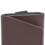 Maxbell Pocket Card Holder Cardholder Organizer Minimalist Slim Wallet Brown