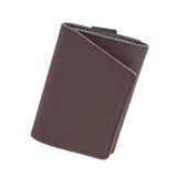 Maxbell Pocket Card Holder Cardholder Organizer Minimalist Slim Wallet Brown