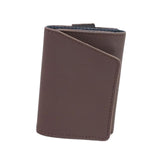 Maxbell Pocket Card Holder Cardholder Organizer Minimalist Slim Wallet Brown
