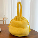 Maxbell Women Funny Plush Handbag for Vacation Cocktail Party Autumn and Winter