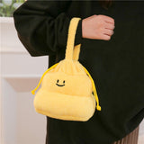 Maxbell Women Funny Plush Handbag for Vacation Cocktail Party Autumn and Winter